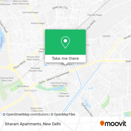 Sitaram Apartments map