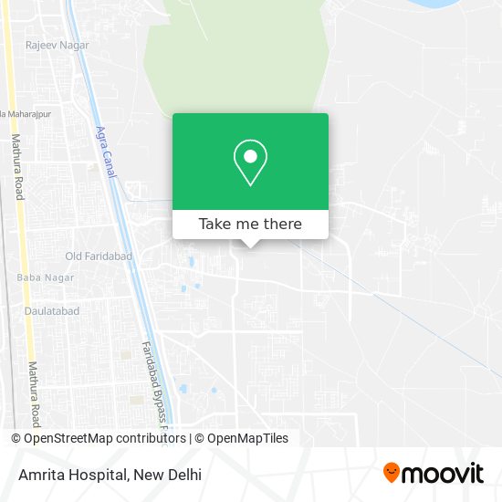 Amrita Hospital map