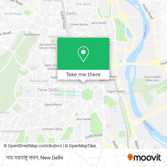 नया महाराष्ट्र सदन map