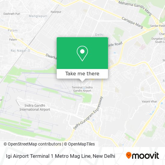 Igi Airport Terminal 1 Metro Mag Line map