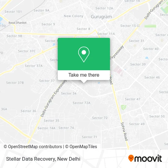 Stellar Data Recovery map
