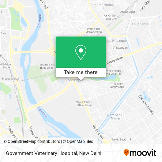 Government Veterinary Hospital map