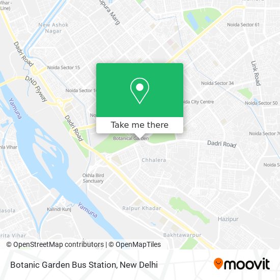 Botanic Garden Bus Station map
