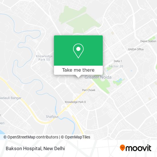 Bakson Hospital map