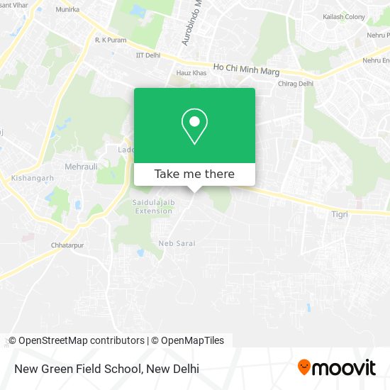 New Green Field School map