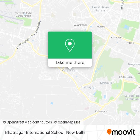 Bhatnagar International School map