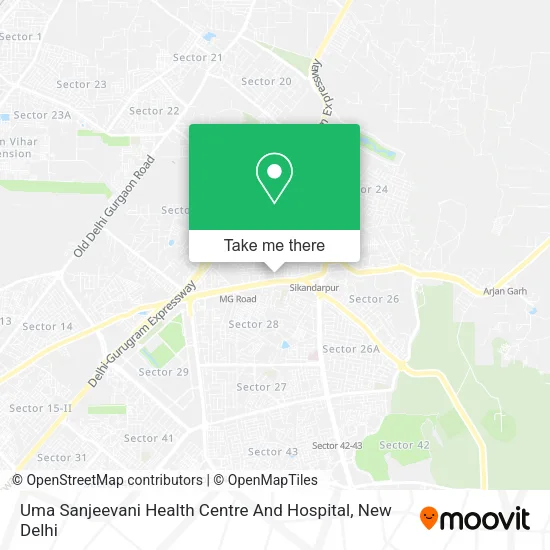 Uma Sanjeevani Health Centre And Hospital map
