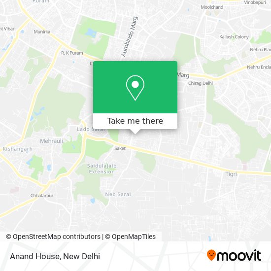 Anand House map