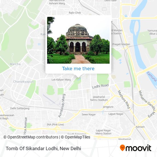 Tomb Of Sikandar Lodhi map
