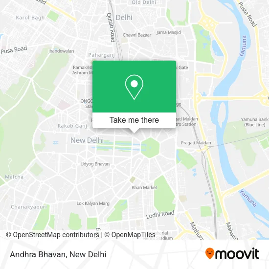 Andhra Bhavan map