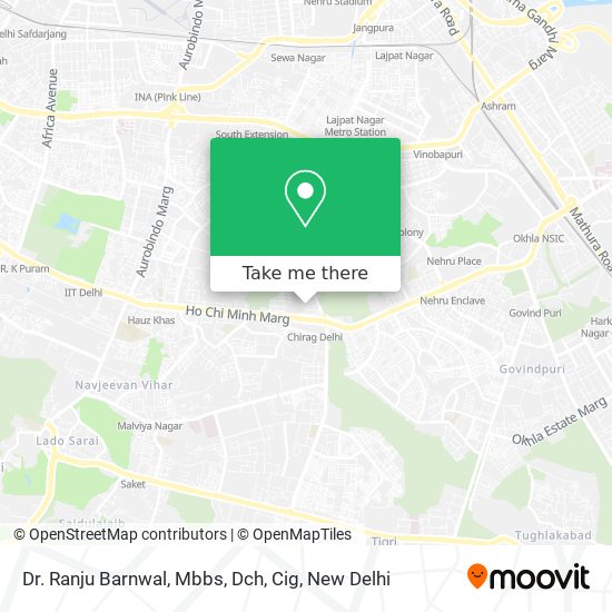 Dr. Ranju Barnwal, Mbbs, Dch, Cig map