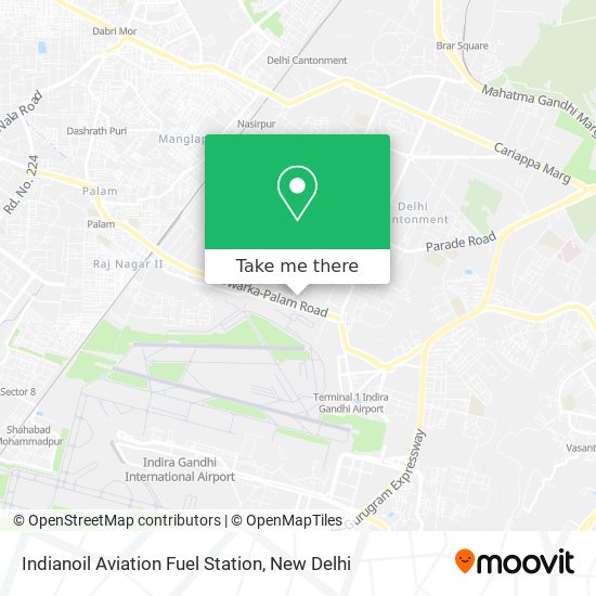 Indianoil Aviation Fuel Station map