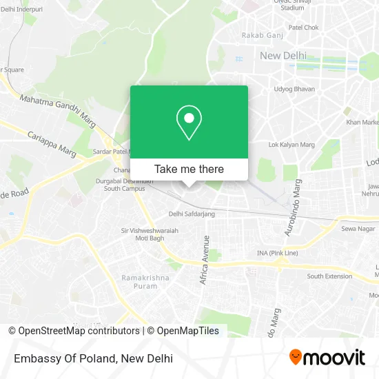 Embassy Of Poland map