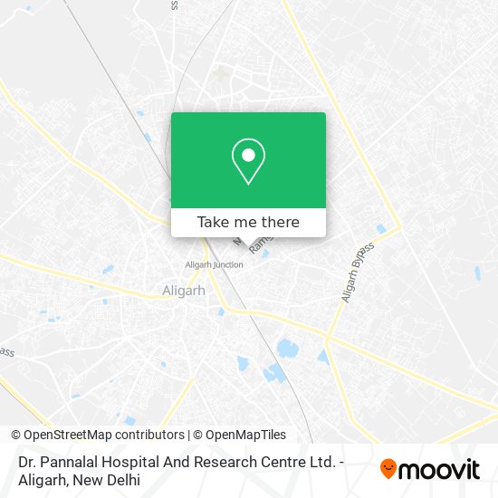 Dr. Pannalal Hospital And Research Centre Ltd. - Aligarh map