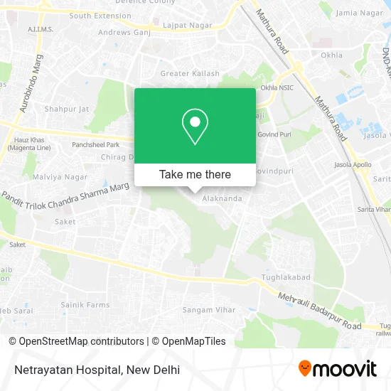 Netrayatan Hospital map