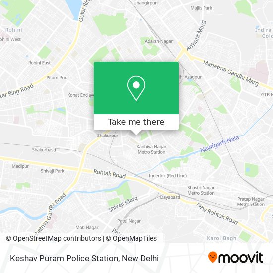 Keshav Puram Police Station map
