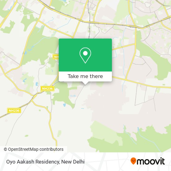 Oyo Aakash Residency map