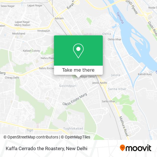 Kaffa Cerrado the Roastery map