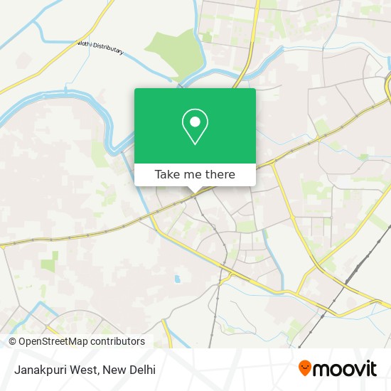 Janakpuri West map