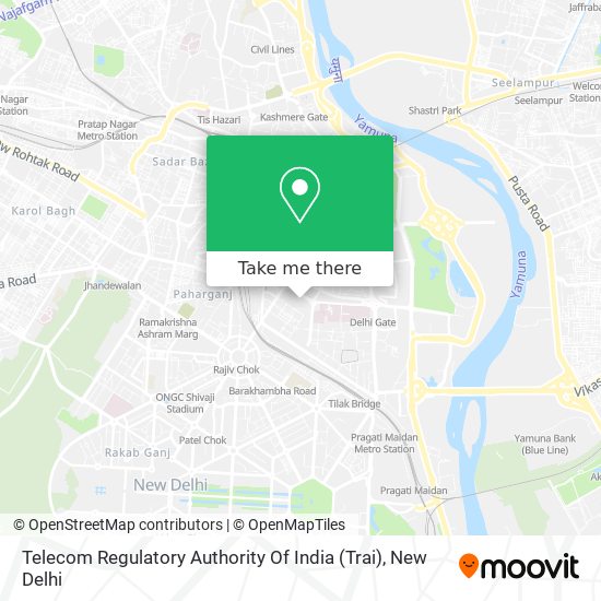 Telecom Regulatory Authority Of India (Trai) map