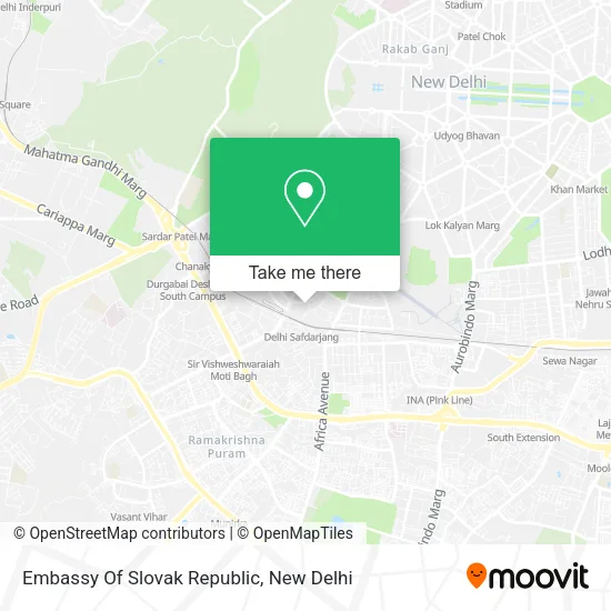 Embassy Of Slovak Republic map