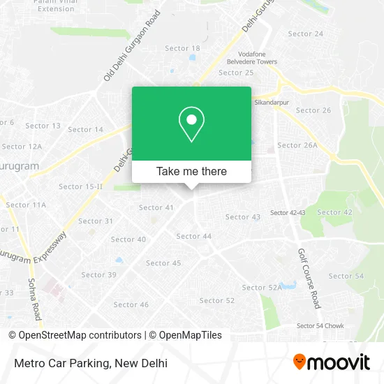 Metro Car Parking map