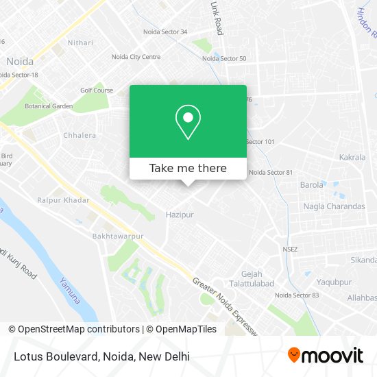 Lotus Boulevard, Noida map