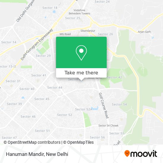 Hanuman Mandir map