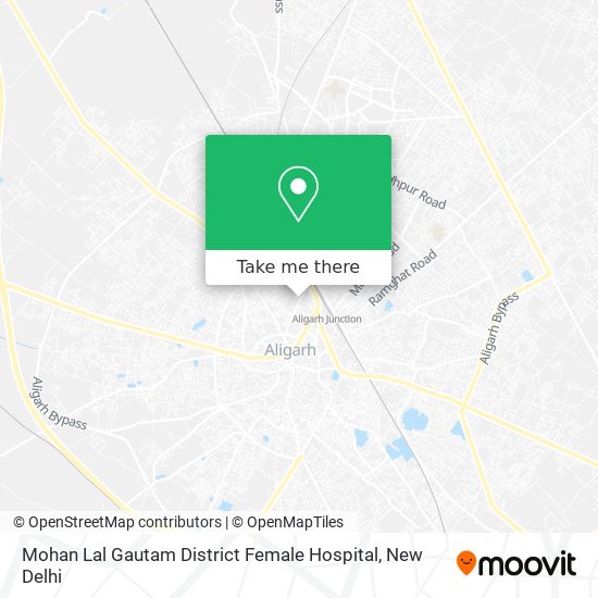 Mohan Lal Gautam District Female Hospital map