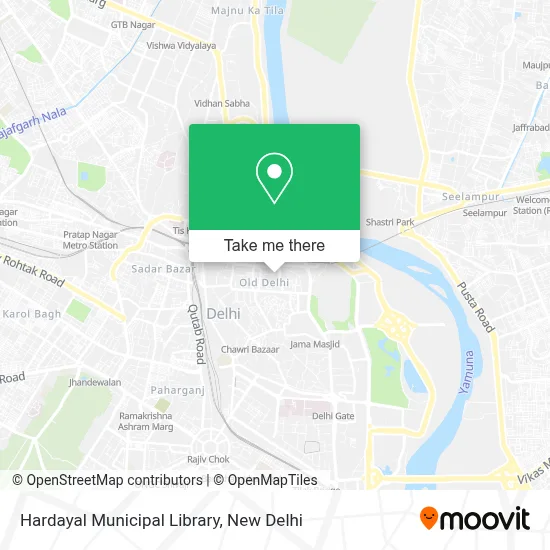 Hardayal Municipal Library map