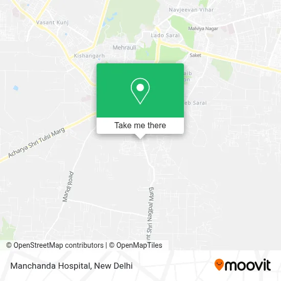 Manchanda Hospital map