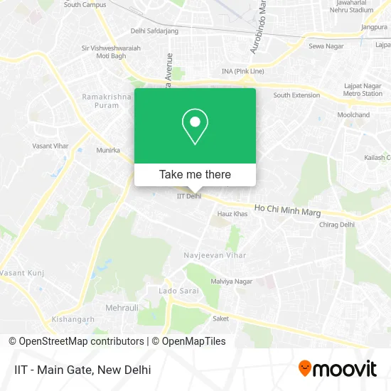 IIT - Main Gate map