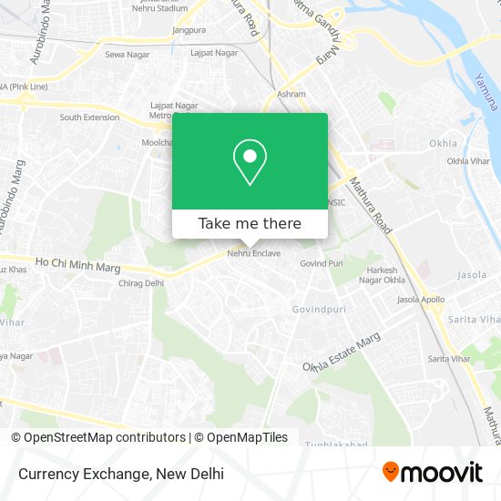 Currency Exchange map