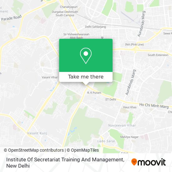 Institute Of Secretariat Training And Management map