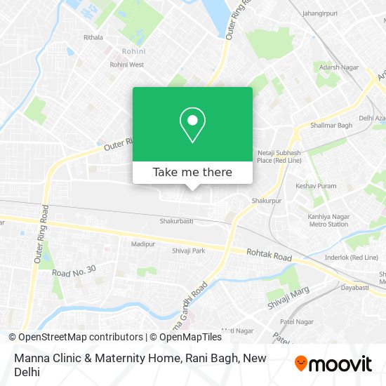 Manna Clinic & Maternity Home, Rani Bagh map