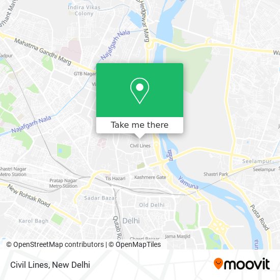 Civil Lines Delhi Map How To Get To Civil Lines In Delhi By Metro, Bus Or Train?