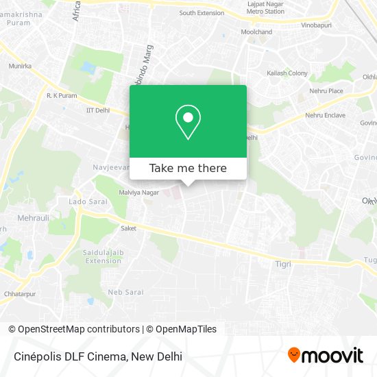 Cinépolis DLF Cinema map