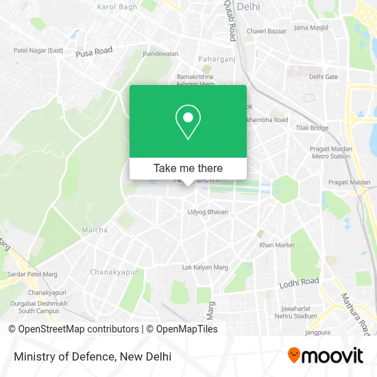 Ministry Of Defence map