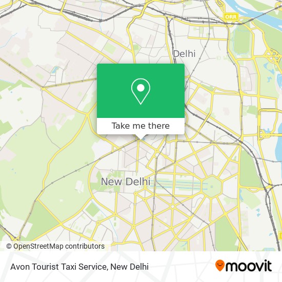 Avon Tourist Taxi Service map