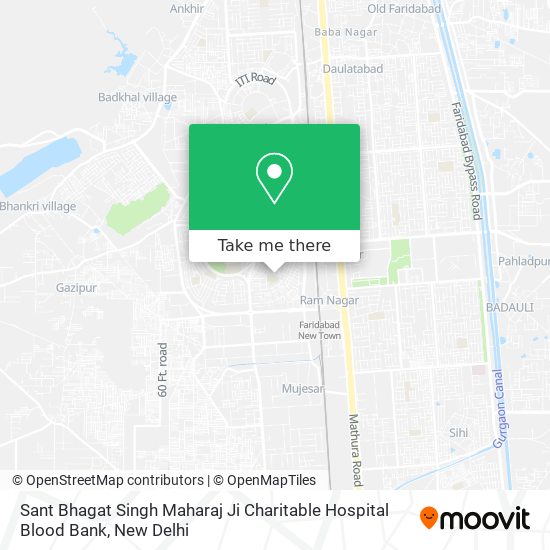 Sant Bhagat Singh Maharaj Ji Charitable Hospital Blood Bank map