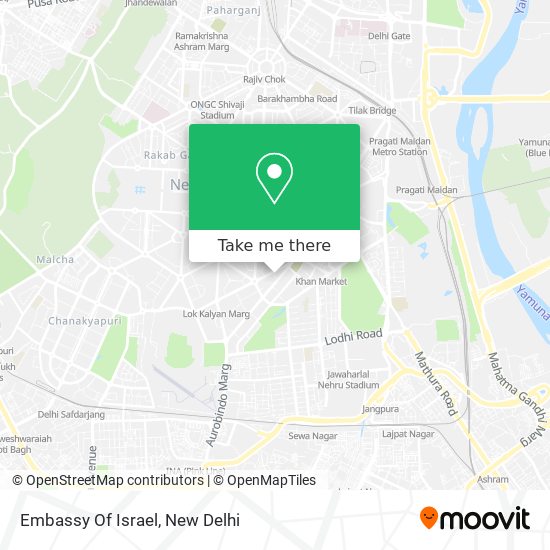 Embassy Of Israel map