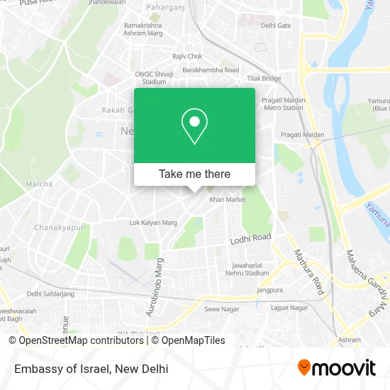Embassy Of Israel map