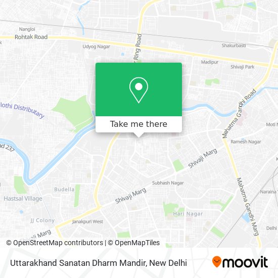 Uttarakhand Sanatan Dharm Mandir map