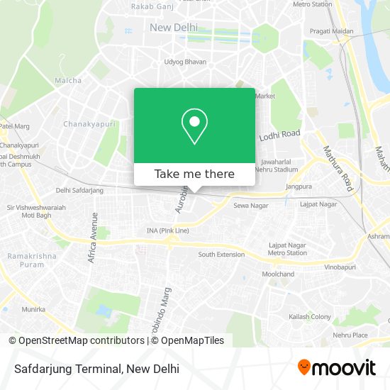 Safdarjung Terminal map