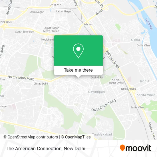 The American Connection map
