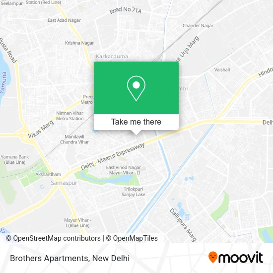 Brothers Apartments map