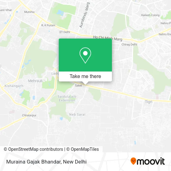 Muraina Gajak Bhandar map