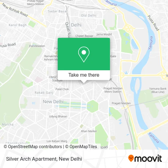 Silver Arch Apartment map