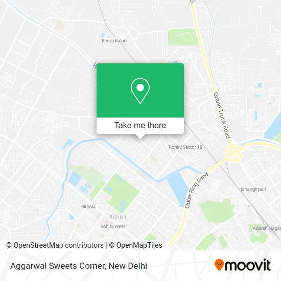 Aggarwal Sweets Corner map