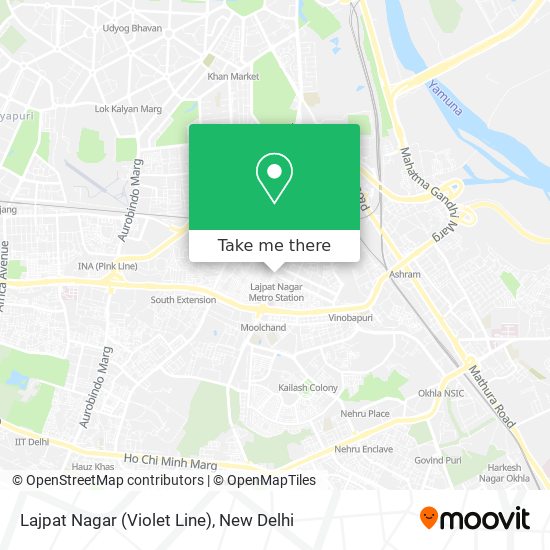 Lajpat Nagar (Violet Line) map